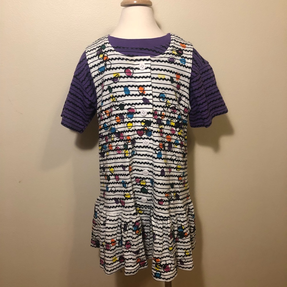 Girls Flapdoodles Two Pieces Sz4 T-shirt And Dress